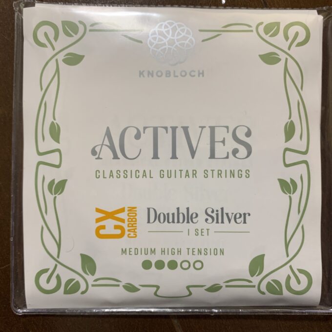 Knobloch Actives Double Silver CX Carbon Medium High Tension Classical Guitar String
