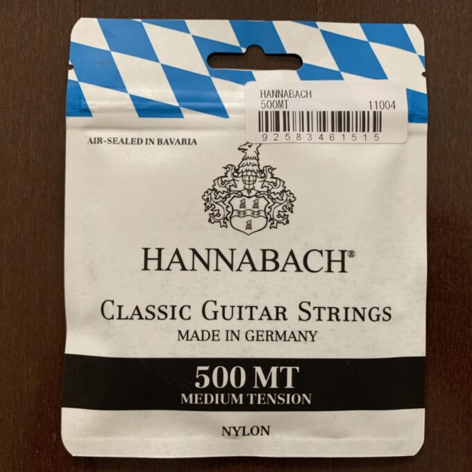 弦の評価: ハナバッハ 500MT（Hannabach 500 STUDENT CLASSIC GUITAR STRINGS Medium  Tension） | クラシックギター情報ブログ 最高の一音を求めて