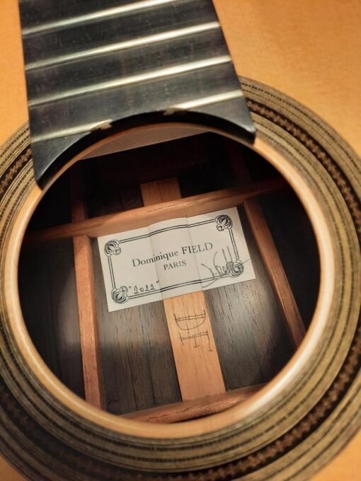 ドミニク・フィールド作のブーシェとフレドリッシュが残した材料を使ったギター